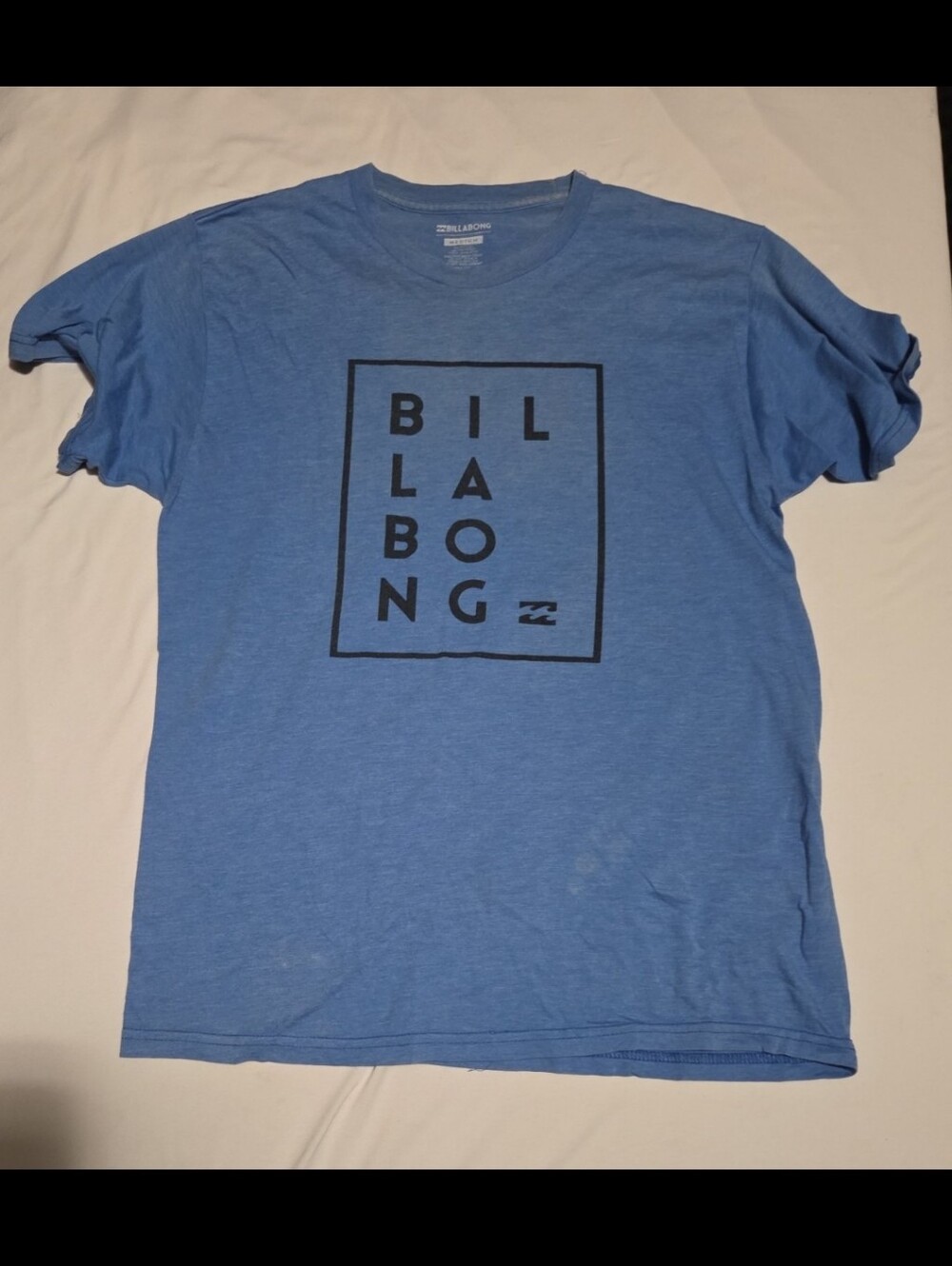 Billabong mens medium blue short sleeve shirt #20